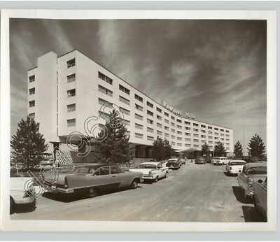 #ad MCM INTERNATIONAL HOTEL Exterior Architecture amp; Cars Vtg. 1950s Press Photo $24.00