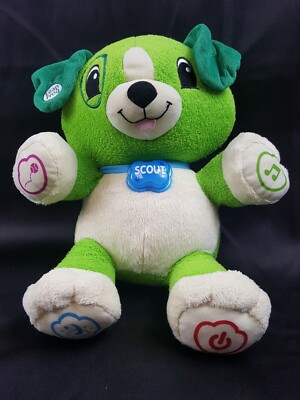 LeapFrog My Pal Scout Interactive Plush Puppy Dog Educational Baby Toddler 13''