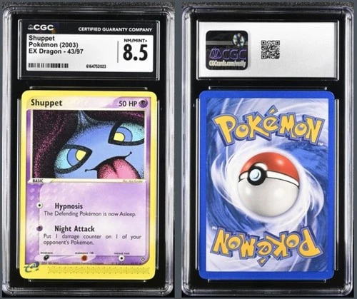 CGC 8.5 Pokemon Shuppet Non-Holo Regular #43/97 NM/MINT+