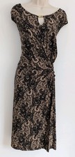 💜 DAVID EMANUEL SIZE 22 Ladies Patterned Dress Ref C