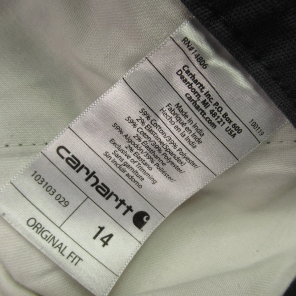 Carhartt Shorts Womens 14 Pockets Outdoors Cargo Gray Casual - Image 4 of 4