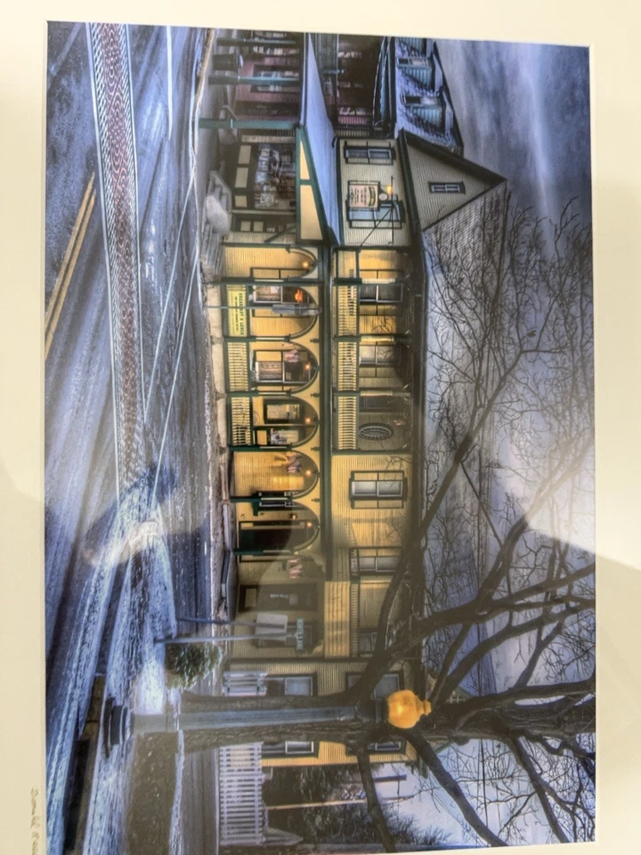 Fotografía firmada por Donald Reese - Restaurante Glassmyer’s - Trappe PA  Foto 3 de 4