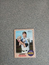 Andrew Triggs Signed In Person 2017 Topps Heritage A's Card A13
