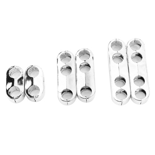 7mm/8mm Spark Plug Wire Separators Looms Kit With Wrench Electroplating For - Picture 2 of 24