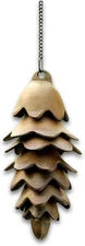 SPI Home Large Pinecone Wind Chime Brown 