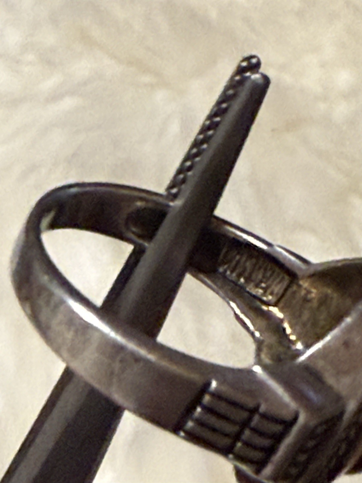 Cabochon Ruby Heart Shaped Ring Diamond Accents S… - image 7