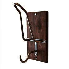 Motorcycle Motorbike Wall Mount Helmet Holder Hanger Rack Jacket Hook Display