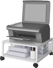 Supporto per Stampante Desktop a 2 Livelli, Tavolo Da Stampante, Organizer Da Sc
