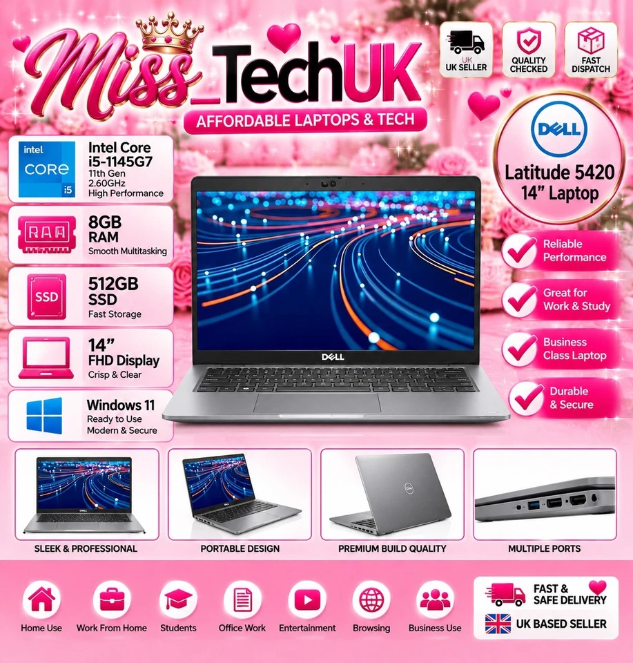 Dell Latitude 5420 · i5-1145G7 · 8GB · 512GB, photo 1 of 5