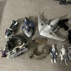 Star Wars 3.75 Vintage Collection Clone Wars Vehicle Lot Naboo Skiff AAT Maul