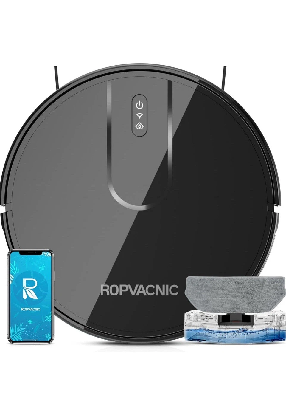 ROPVACNIC S1 Robot Vacuum Cleaner, 4000Pa Suction