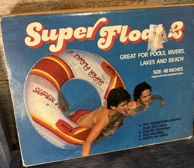 Rare Super Float 2 Kmart Vintage NOS W/Handles, HVY DTY  Vinyl, 48  Deflated Sz