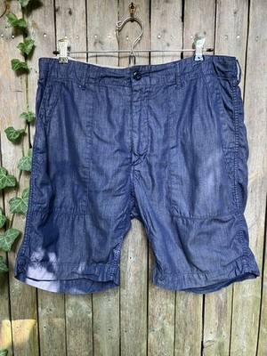 Engineered Garments Denim Shorts Indigo Blue 32'' Made in USA