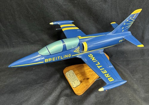 Vintage Breitling Model Jet Team Plane #1 Aircraft L-C 39 Albatros