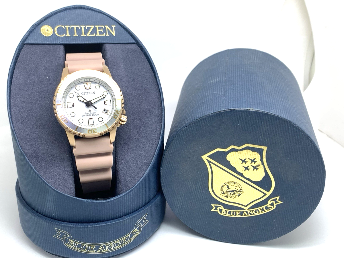 Citizen Women\'s Watch EO2023-00A Eco Drive Silver Dial Rose Gold Rubber Strap EO2023-00A Female Rubber band (urethane) silver ⌀ 36.5mm  main image 3