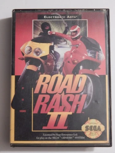 Road Rash II (Sega Genesis, 1992) 16-Bit Vintage Video Game