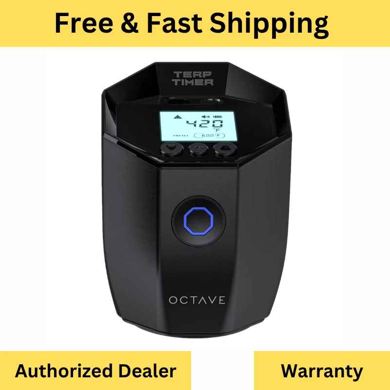 Octave Terp Timer Desktop Sensor Unit | Precision Temperature Control GlosyBlack
Opens in a new wind