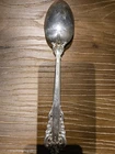 Wallace Grand Baroque Sterling Silver Solid Serving Spoon 8.5” No Mono