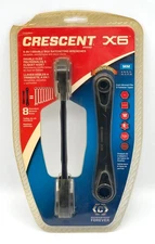 NEW Crescent X6 CX6DBM2 4-in-1 Double Box Ratcheting Wrench 2PC Set METRIC ~Fr.S