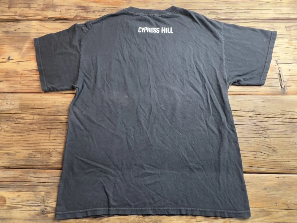 Camiseta Cypress Hill Roll It Light It Weed 420 Rapero Banda de Rap Talla Mediana Foto 3 de 4