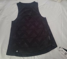 Adidas Czarny OTR Own The Run Tank Top Damski Rozmiar 2XS Carrera GM6773 Fabrycznie nowy z metką