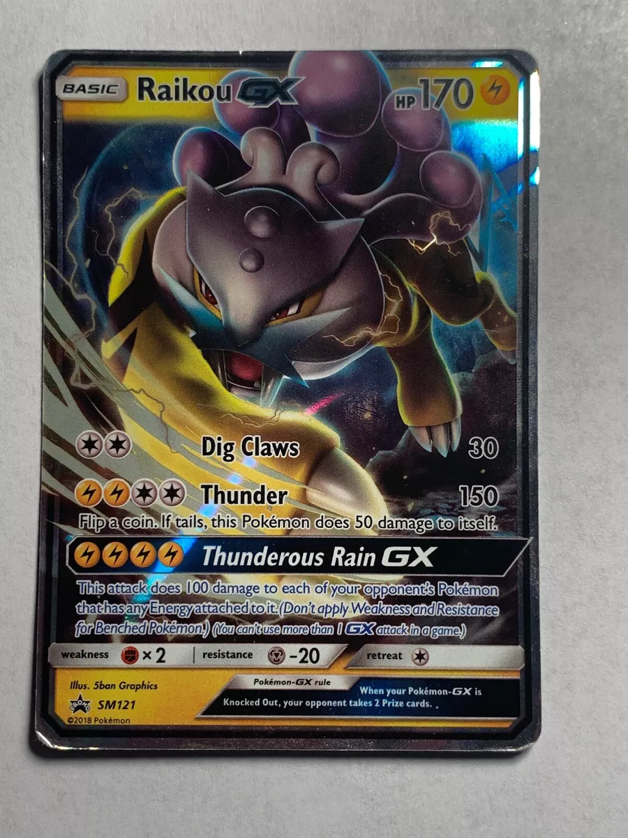 Pokemon, Toys, Raikou Gx Pokemon Card