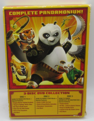 KUNG FU PANDA / KUNG FU PANDA 2 ANIMATED COLLECTION 3-DISC DVD SET