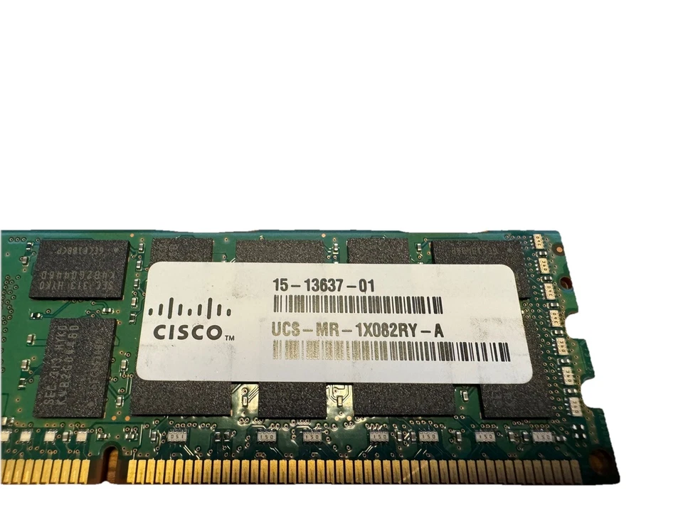 CISCO SAMSUNG 8GB 2RX4 PC3L-12800R UCS-MR-1X082RY-A 15-13637-01 UCS - Image 2 of 3