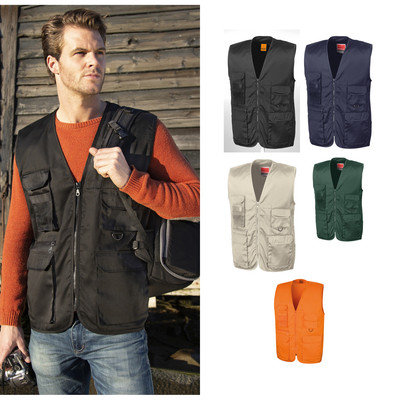 Ergebnis Work-Guard Herren Abenteuer Safari Weste (R045X)-PPE Gillet Bodywarmer