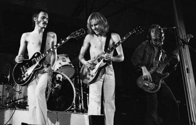 Steve Marriott Dave Clem Clempson Greg Ridley Humble Pie 1974 OLD MUSIC PHOTO 1