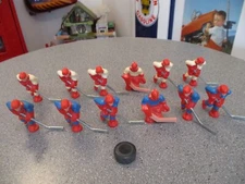 VINTAGE STIGA TABLE TOP HOCKEY PLAYERS TEAM CANADA US TEAM USA 1989 FULL SET