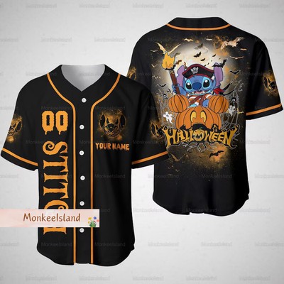 Custom Stitch Halloween 3D Baseball Jersey Shirt MOTHER DAY GIFT BEST PRICE