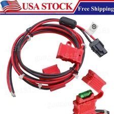 PMKN4167A Battery Backup Cable Dual Fuse For Motorola SLR5500 SLR5700 SLR8000