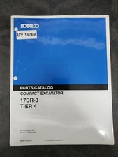 ONE  Kobelco 17SR-3 Tier 4 Compact Hydraulic Excavator Factory Parts Catalog