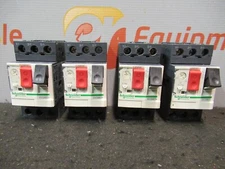 Lot of 4 Schneider Electric GV2ME10 GV2ME14 GV2ME22 Motor Circuit Breakers 61B