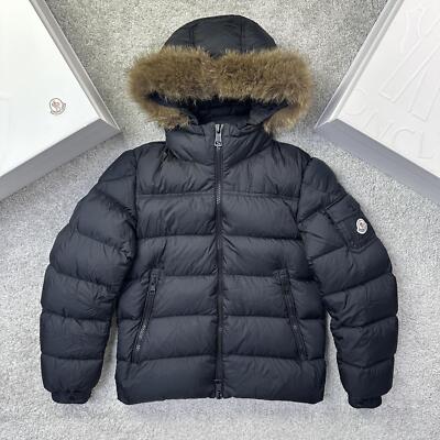 Moncler Marque Fur Puffer Coat Size (Fits XS/S) UK