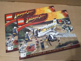 Lego 7628 Instruction Manuals 1 & 2 for Indiana Jones Peril in Peru 2008