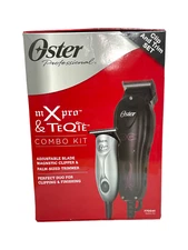 Oster MXPro & Te Qie Combo Kit Adjustable Blade Magnetic Clipper & Trimmer NEW!