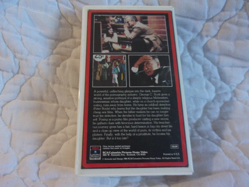 HARDCORE VHS GEORGE C. SCOTT PETER BOYLE SEASON HUBLEY PAUL SCHRADER 70'S DRAMA - Image 2 of 4