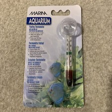 Marina Aquarium Floating Thermometer Suction Cup Fresh Saltwater Use Hagen 11201