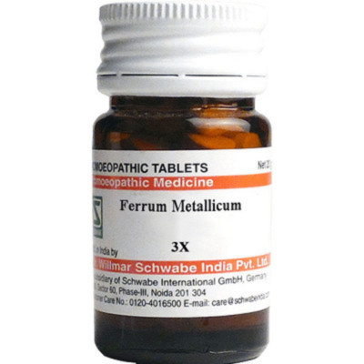 Willmar Schwabe India Ferrum Metallicum 3X (20g) Tablets