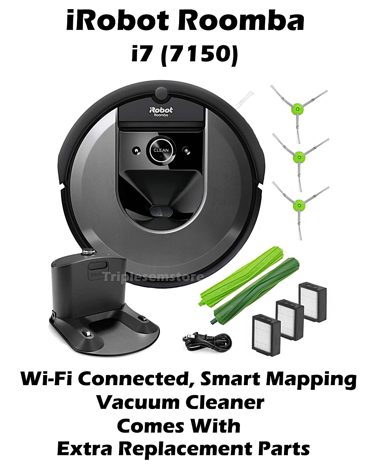 iRobot Roomba i7 (7150) Wi-Fi Connected Robot Vacuum Cleaner w