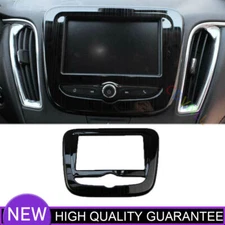 Inner Navigation GPS Screen Cover Trim For Chevrolet Malibu 16-21 Black Titanium