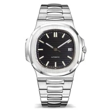 Square 40mm Tandorio Black Dial Sapphire glass NH35A Automatic Mens Wrist Watch