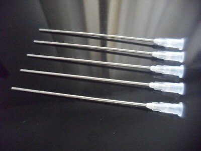 5 Stumpfkanülen Dosiernadel 4 '' für Spritze ( großer Durchfluß ) 100 mm Länge