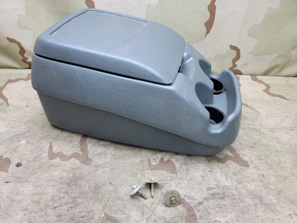 1992 1993 Ford F-150 F-250 F-350 Dark Grey Center Console OEM f2TB-18045A06-ADW - Image 3 of 4