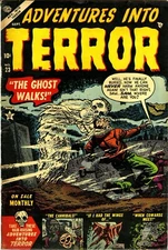 Adventures Into Terror 23 Comic Book Cover Art Giclee Reproduction on Canvas