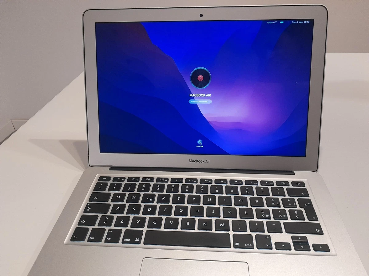 Laptop e portatili Apple MacBook Air Anno di rilascio 2015 RAM 8