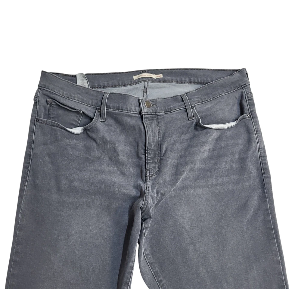 Levi's 311 Jeans Denim Grey Shaping Skinny Uk Women's 3XL 18 W38 L29 FF928 - Image 3 of 4