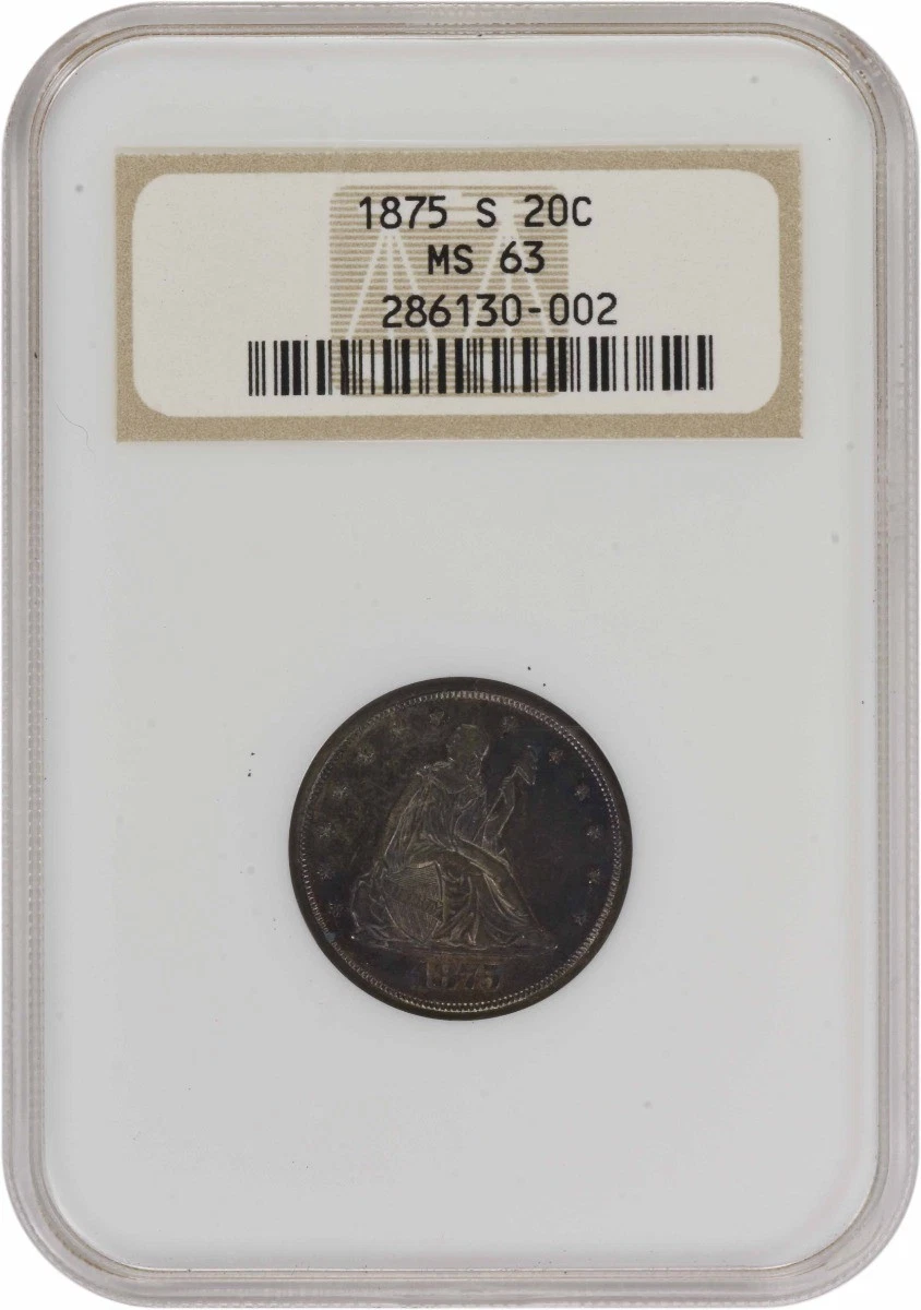 Uncirculated 1875 Year US Twenty Cent Pieces for sale | eBay